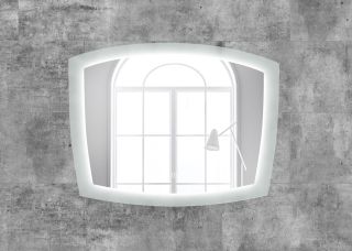 Зеркало с подсветкой Art&Max Roma 90x70см AM-Rom-900-700-DS-F